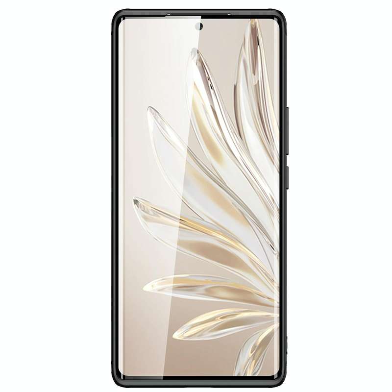 For Honor 70 Four-corner Shockproof TPU + PC Phone Case(Black)