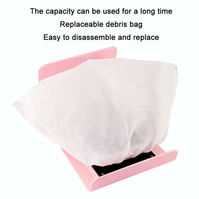 40W Nail Art Vacuum Cleaner Dust Collector, Specification: EU Plug (Pink)