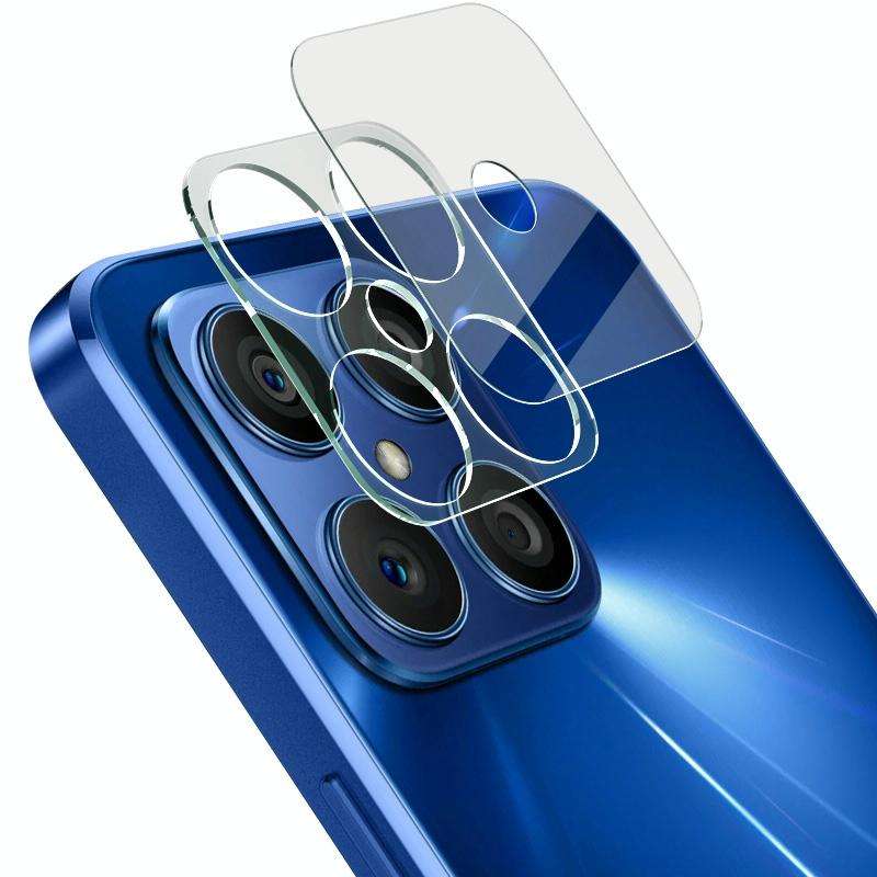 For Honor X8 2022 imak Integrated Rear Camera Lens Tempered Glass Film with Lens Cap