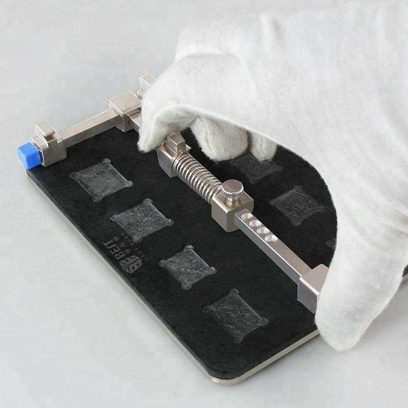 BEST-001E DIY FIX Stainless Steel Circuit Board PCB Holder Fixture Work Station for Chip Repair t...