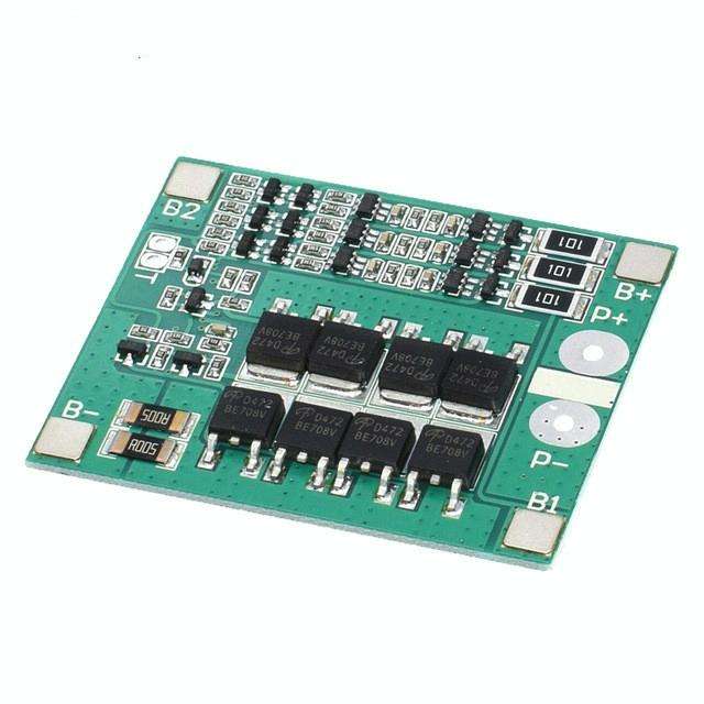 25A 11.1V-12.6V Over-Current Over-Charge Protection Board with Equalization for 18650 Lithium Bat...