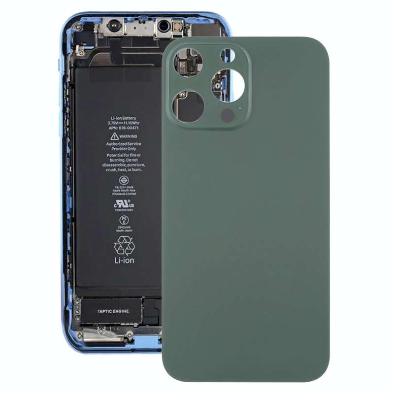 Glass Back Cover with Appearance Imitation of iP13 Pro for iPhone XR(Green)