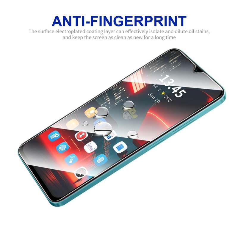 For Nokia C21 Plus 10pcs ENKAY Full Glue High Aluminum-silicon Tempered Glass Film