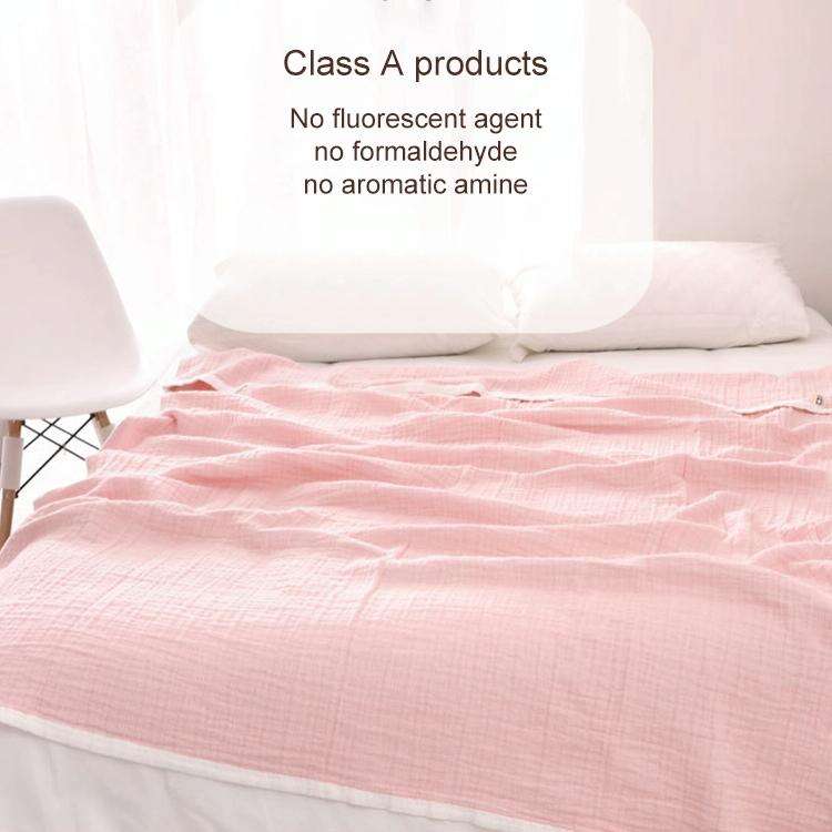 Spring and Summer Thick Washed Gauze Six Layer Nap Air Conditioning Blanket, Size:200x230cm, Colo...