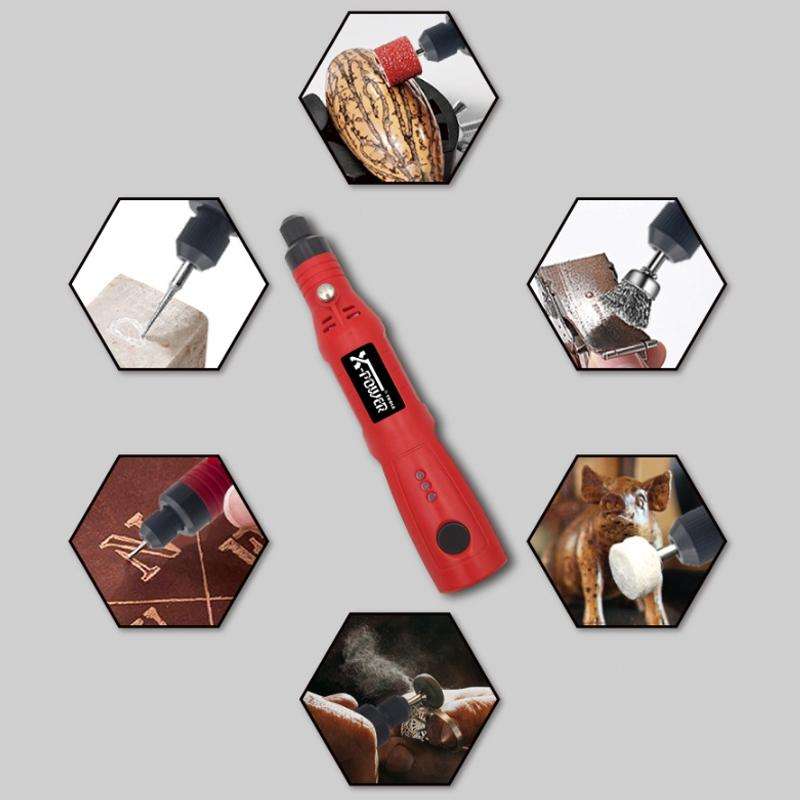 X-Power Handheld Electric DIY Engraving Polishing Grinder(KMD516-P24B)