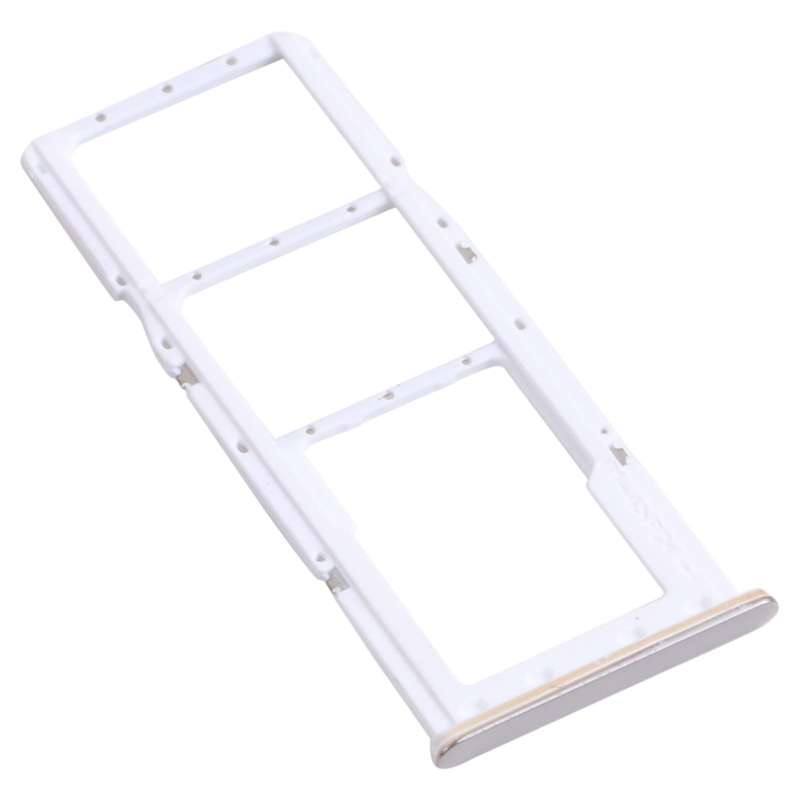 For Samsung Galaxy M51 SM-M515 SIM Card Tray + SIM Card Tray + Micro SD Card Tray (Silver)