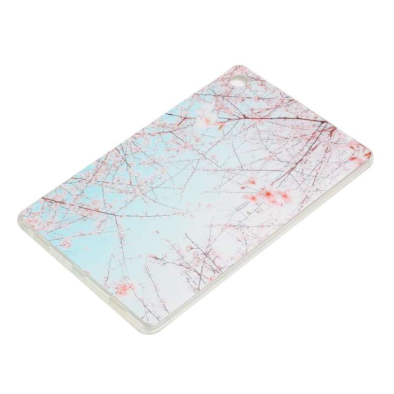 For Lenovo Tab M10 Plus 10.6 3rd Gen 2022 Painted TPU Tablet Case(Cherry Blossoms)