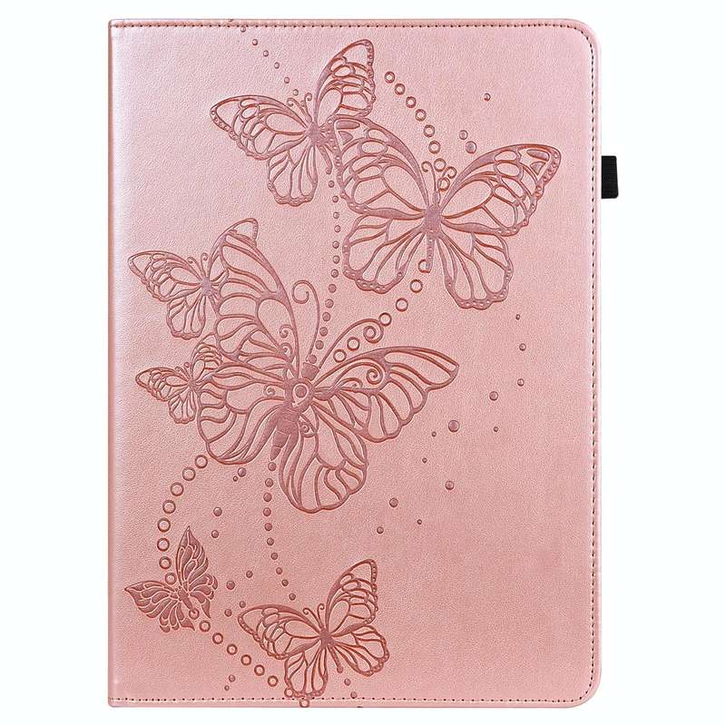 For Samsung Galaxy Tab S6 Lite P610/P615 Embossed Butterfly Pattern Horizontal Flip Leather Table...