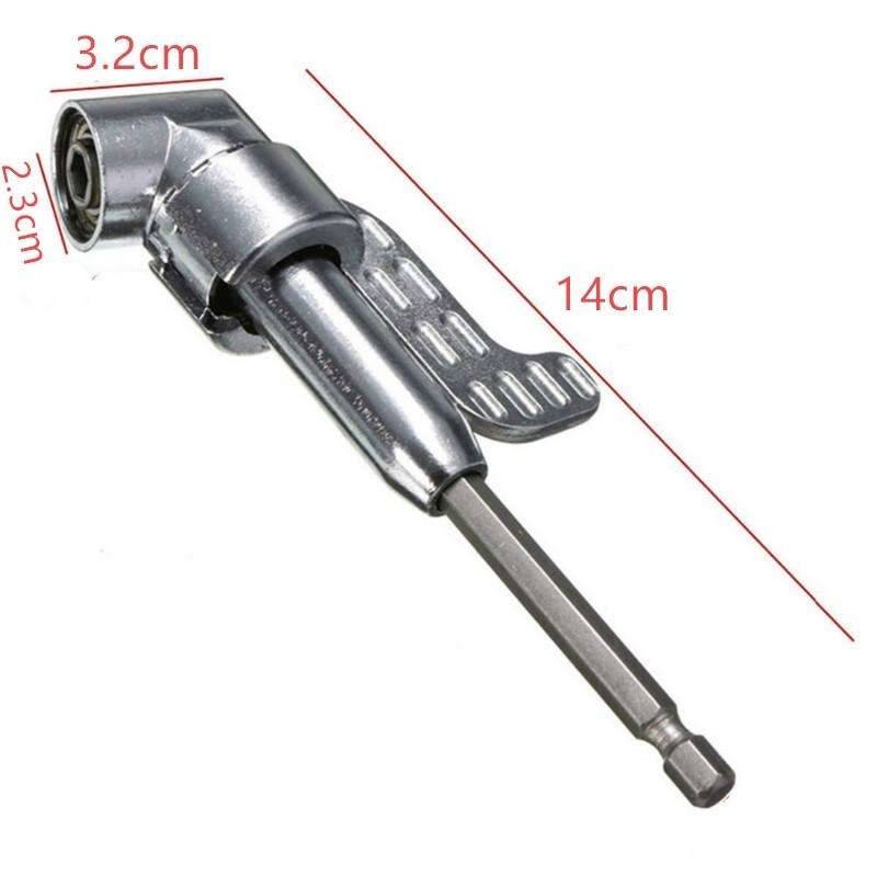 105 Degree Long Handle Right Angle Corner Drill Holds Screwdriver Bit(Long Corner Device)