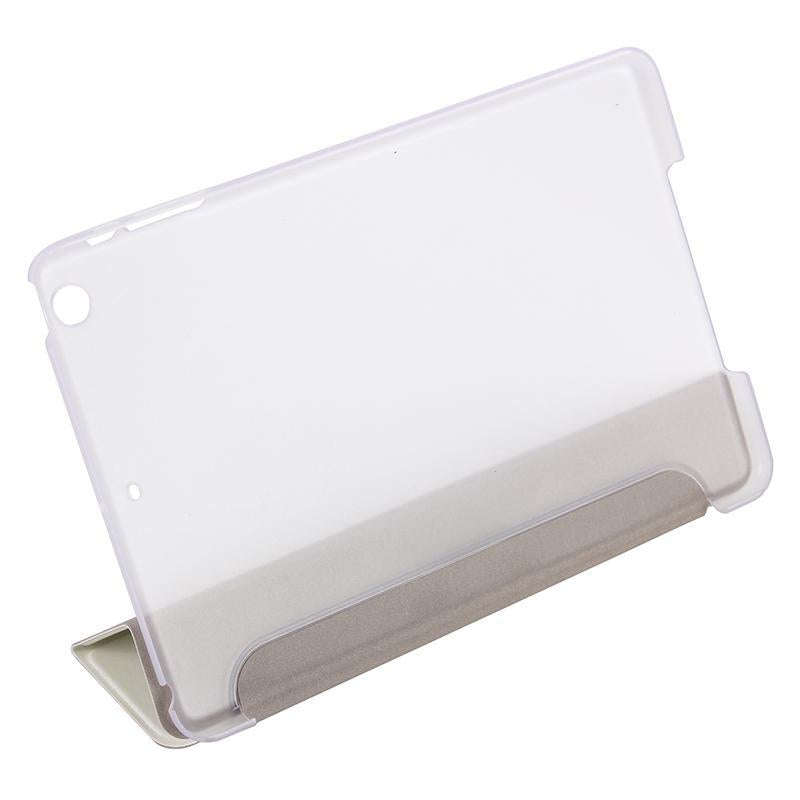 Silk Texture Horizontal Flip Leather Case with Three-Folding Holder for iPad mini 4(White)
