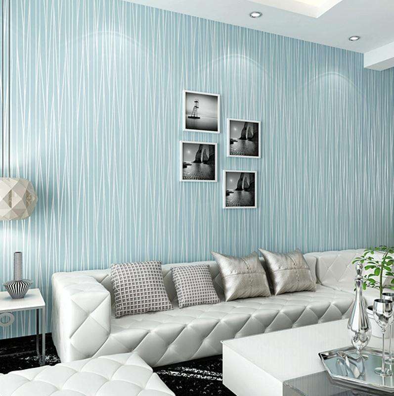 Modern Minimalist Bedroom Living Room Self-Adhesive Non-Woven Wallpaper Sticker, Specification: 0...
