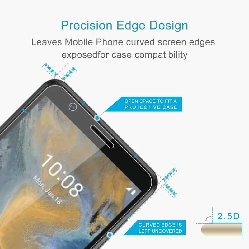 For ZTE Blade A31 Lite 50 PCS 0.26mm 9H 2.5D Tempered Glass Film