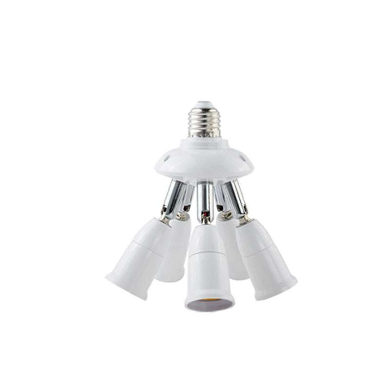 E27 to E27 Splitter Adjustable LED Light Bulb Holder Adapter Converter Socket Light Bulb Holder, ...