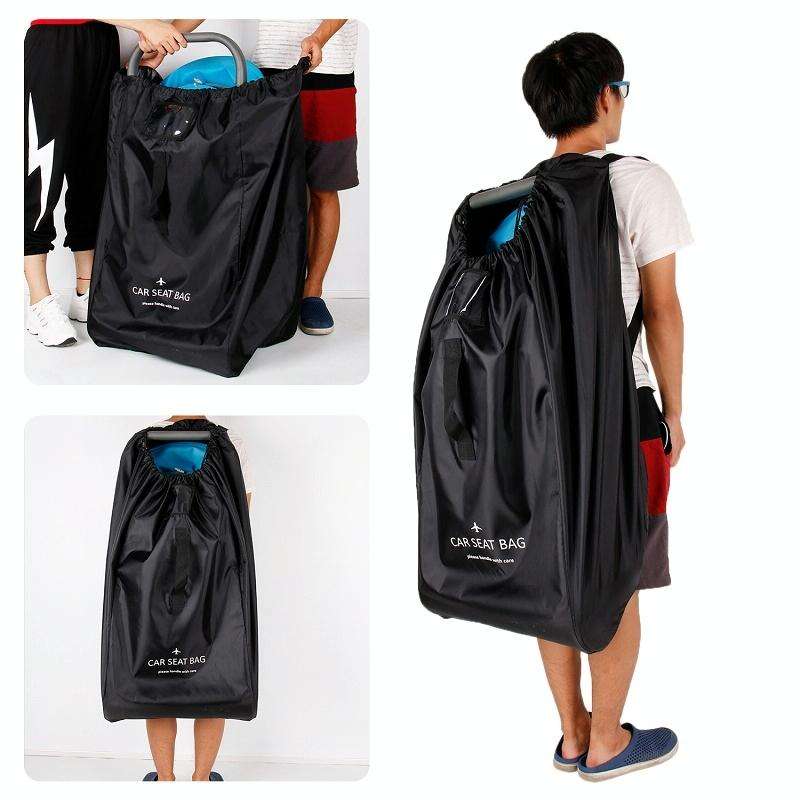 Car Child Safety Seat Travel Bag Baby Stroller Wheelchair Storage Bag(Blue)