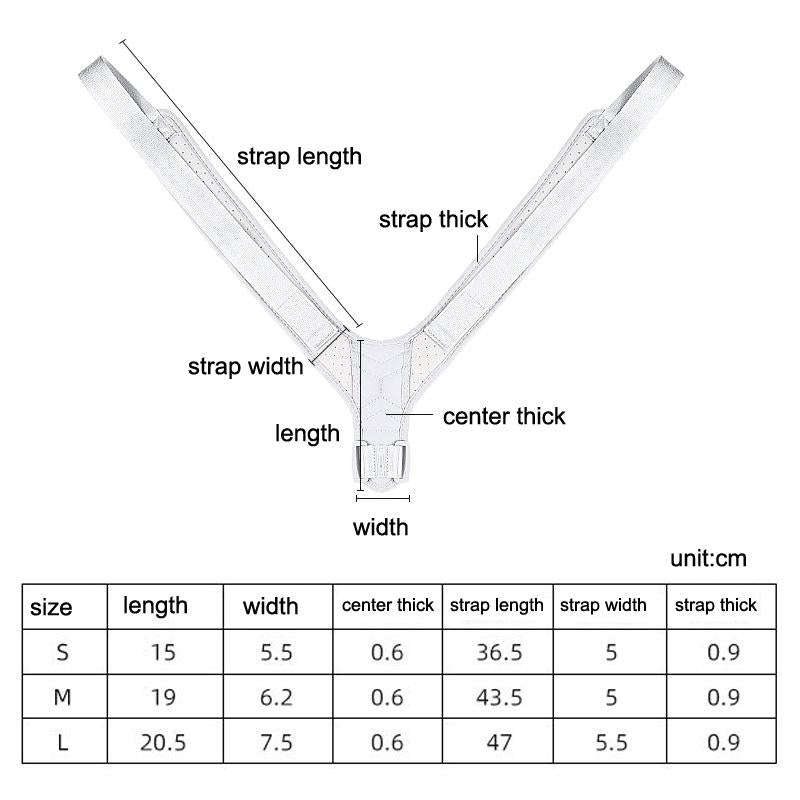 Invisible Breathable Posture Correction Belt Adjustable Back Corrector, Size: S (Black)