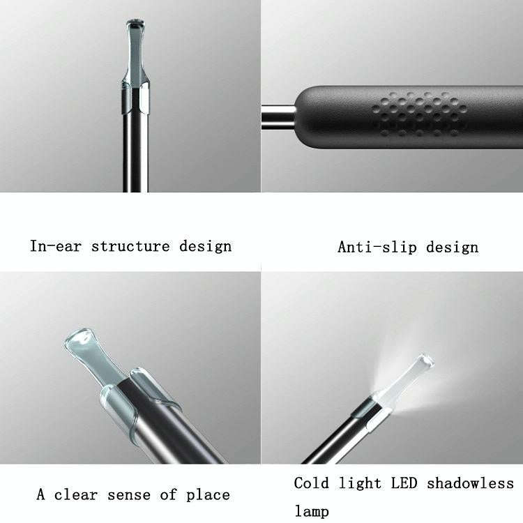 Bebird R1 High-Definition Endoscope Luminous Visual Ear Picking Tool(R1-Classic Black)