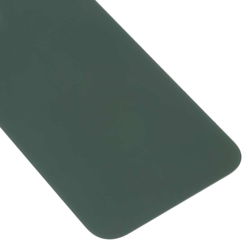 Easy Replacement Big Camera Hole Glass Back Battery Cover for iPhone 13(Green)