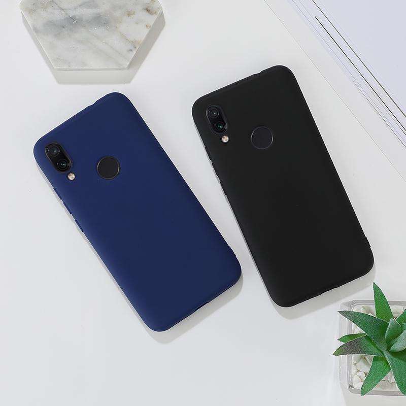 For Xiaomi Redmi 7 Shockproof Frosted TPU Protective Case(Black)