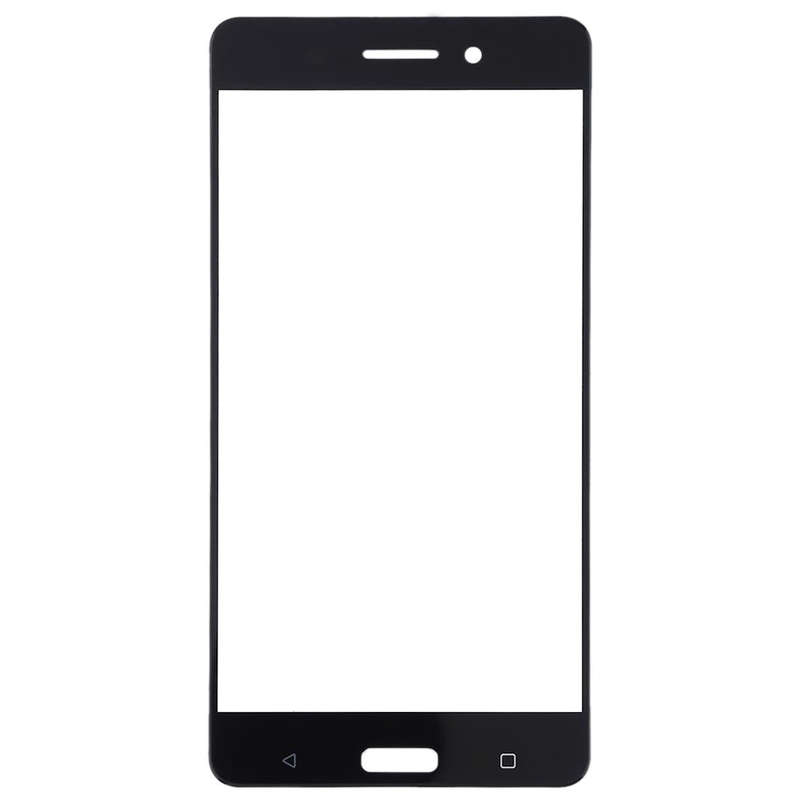 Front Screen Outer Glass Lens for Nokia 6 TA-1000 TA-1003 TA-1021 TA-1025 TA-1033 TA-1039(Black)