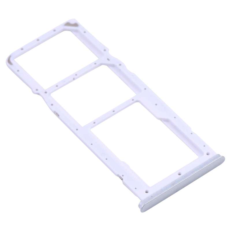 For OPPO Realme 7i (Global)  SIM Card Tray + SIM Card Tray + Micro SD Card Tray (Silver)