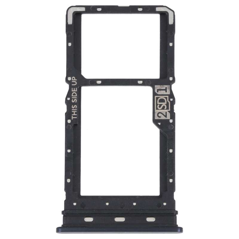 For Motorola Moto G62 5G / Moto G62 India SIM Card Tray + SIM / Micro SD Card Tray(Black)