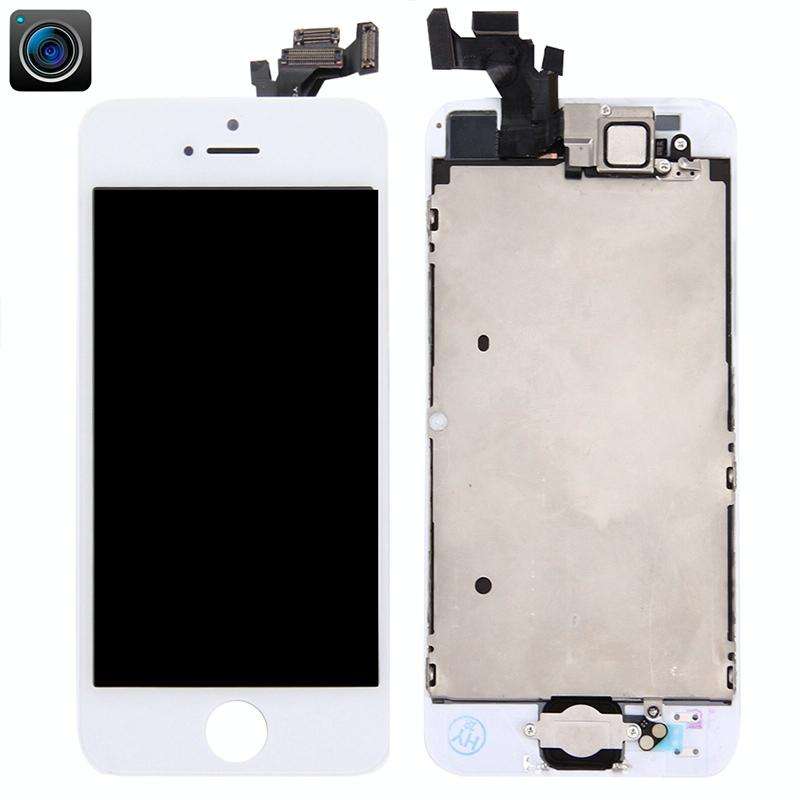 10 PCS TFT LCD Screen for iPhone 5 Digitizer Full Assembly with Front Camera