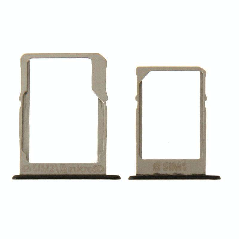 For Galaxy A3 / A5 / A7 SIM Card Slot (Black)
