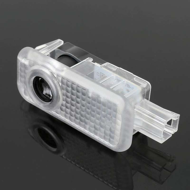 2 PCS DC12V 2W Car Door Logo Light Brand Shadow Lights Courtesy Lamp for Audi Q7 2006-2015