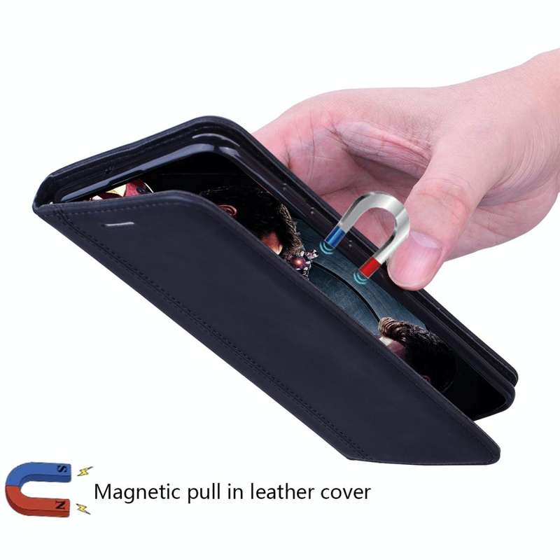 For Samsung Galaxy J7 / J730 (EU) Frosted Business Magnetic Horizontal Flip PU Leather Case with ...
