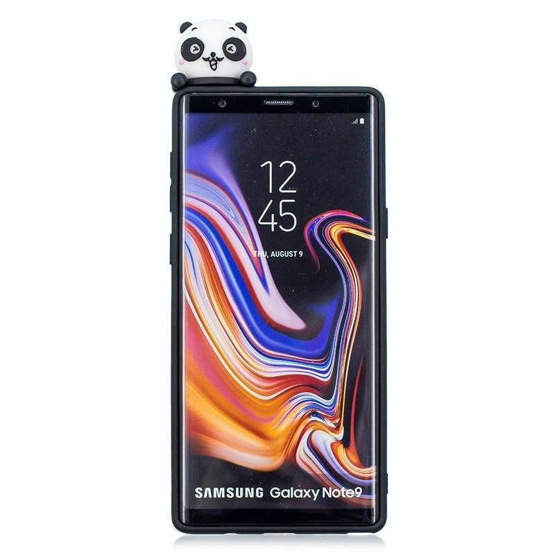 For Galaxy Note 9 Shockproof Cartoon TPU Protective Case(Two Pandas)