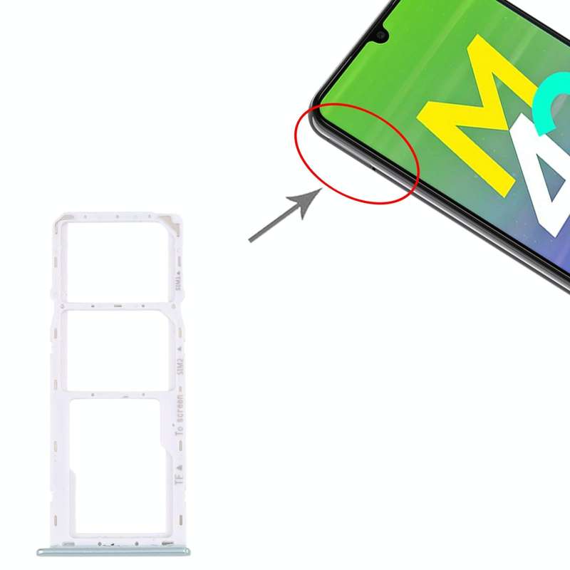 For Samsung Galaxy M42 5G SM-A436B Original SIM Card Tray + SIM Card Tray + Micro SD card tray (G...
