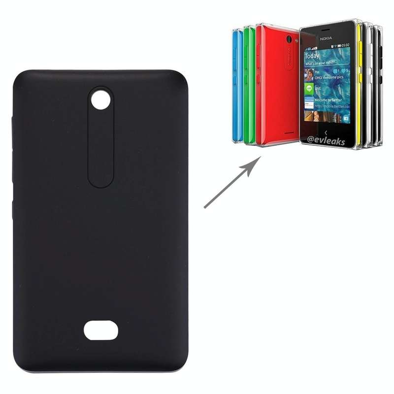 Battery Back Cover for Nokia Asha 501 (Black)
