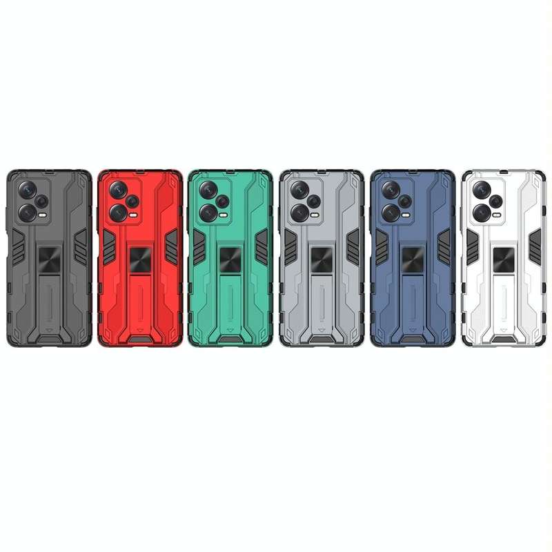 For Xiaomi Redmi Note 12 Pro+ China Supersonic PC + TPU Shock-proof Protective Case with Holder(B...