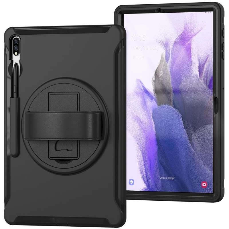 For Samsung Galaxy Tab S7 FE 12.4 inch T730 360 Degree Rotation PC+TPU Protective Cover with Hold...