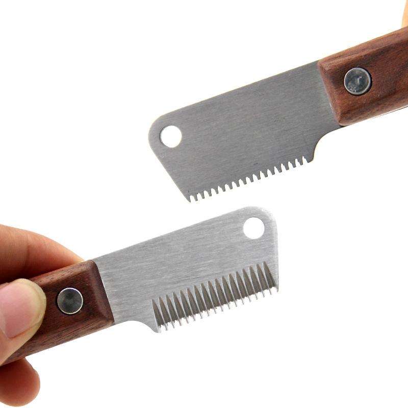 HOP Terrier Dog Plucking Knife Pet Grooming & Shaving Tool( CS21 Left Hand)