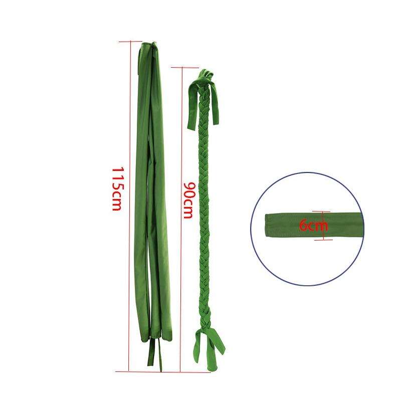 Horse Protective Supplies Ponytail Anti-Mosquito Fossil Warming Horse Tail Package(Green)