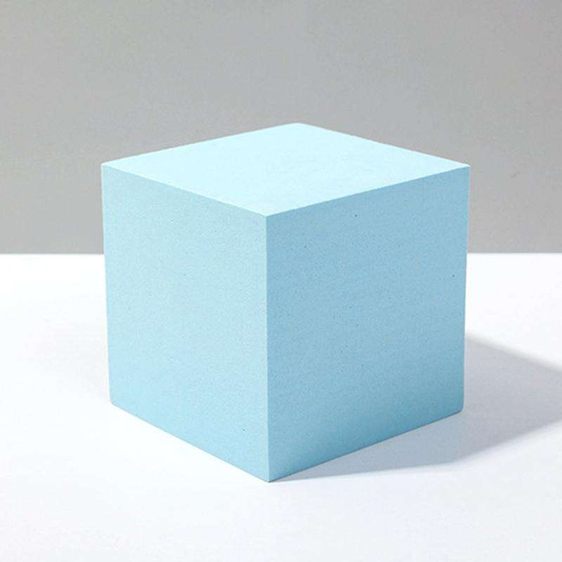8 PCS Geometric Cube Photo Props Decorative Ornaments Photography Platform, Colour: Large Light B...