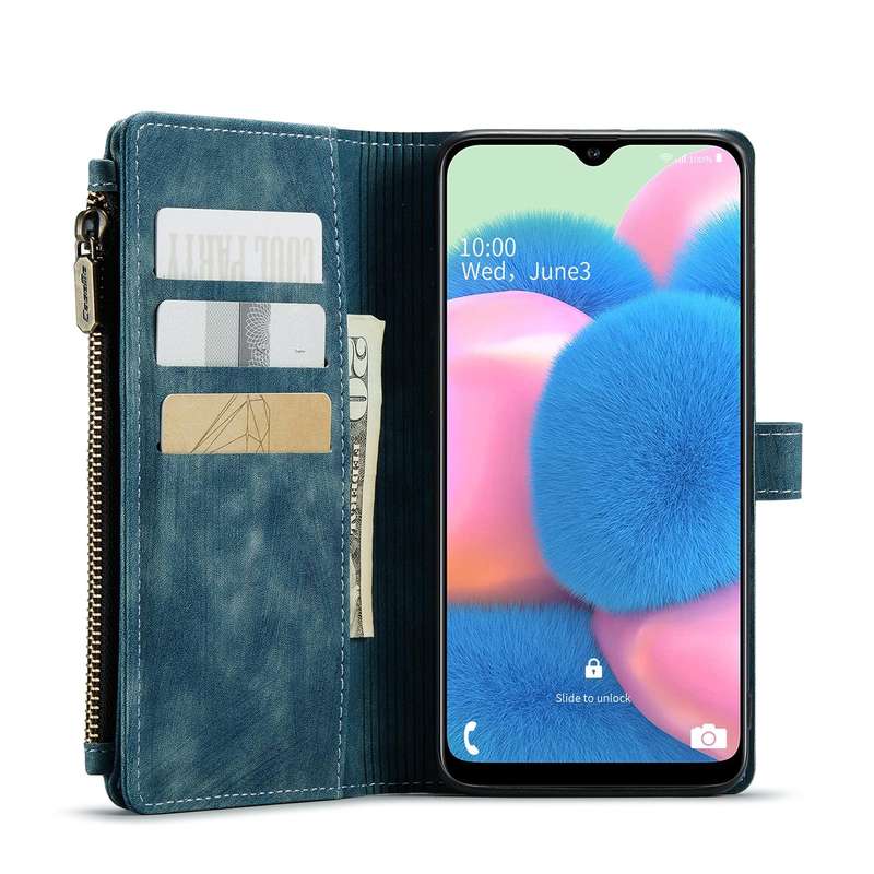 For Samsung Galaxy A30s / A50s / A50 CaseMe-C30 Multifunctional Horizontal Flip PU + TPU Phone Ca...
