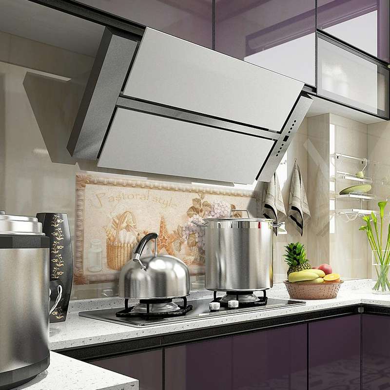 Self-Adhesive Heat-Resistant Oil-Proof Stickers Household Kitchen Stove Tile Wall Stickers, Speci...