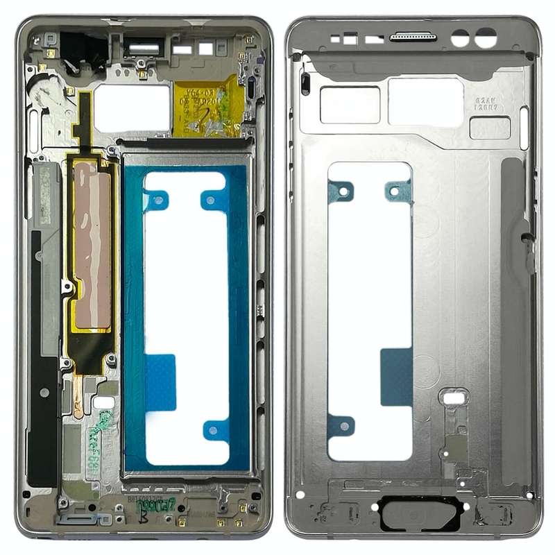 For Galaxy Note FE, N935, N935F/DS, N935S, N935K, N935L Middle Frame Bezel Plate (Silver)
