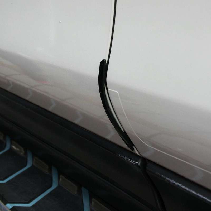 3R 3R-2103 4 PCS Rubber Car Side Door Edge Protection Guards Cover Trims Stickers(Transparent)
