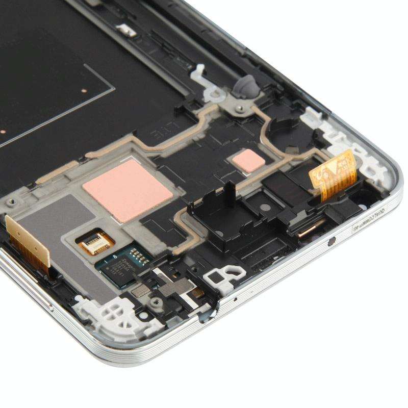 Original LCD Display + Touch Panel with Frame for Galaxy Note III / N9006(White)