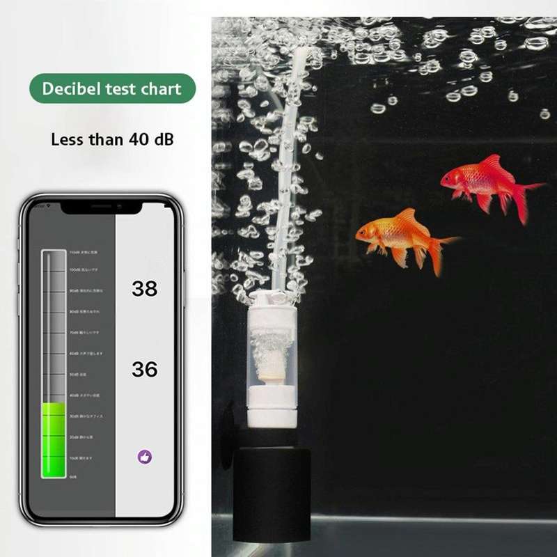 MB-201 Small Fish Tank Aquarium Mini Pneumatic Filter Oxygenator