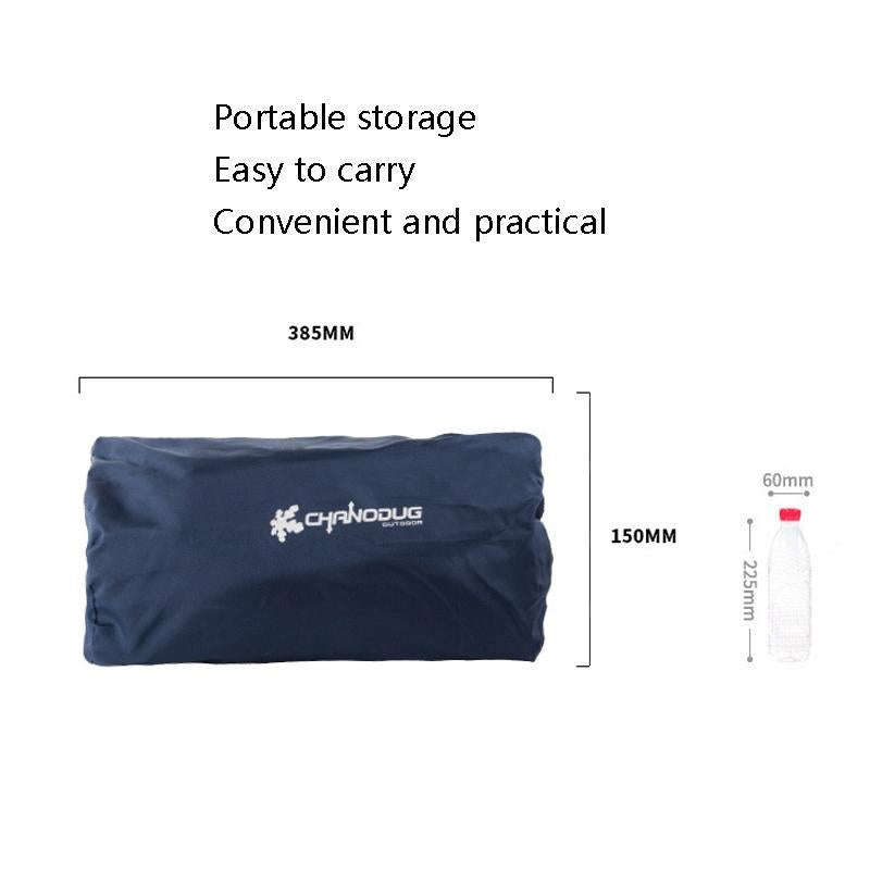 CHANODUG 4028 Outdoor Camping Double TPU Inflatable Mattress(Green)