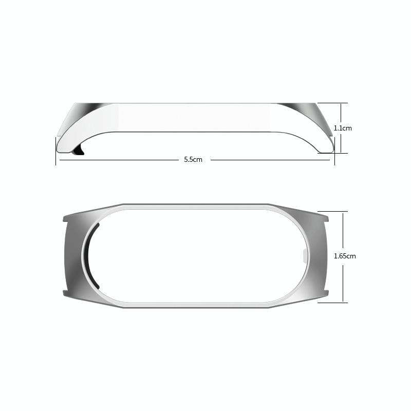 For Xiaomi Mi Band 7 Three-bead Stainless Steel Watch Band(Black)