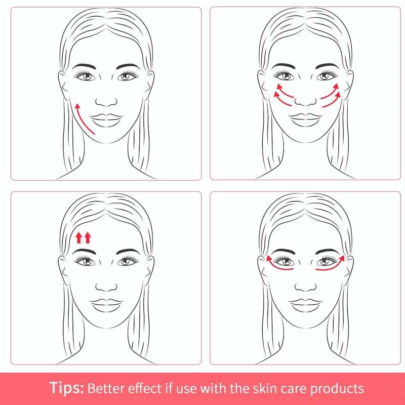 A210 Household Skin Rejuvenation Micro-current Beauty Instrument Facial Radio Frequency Massage I...