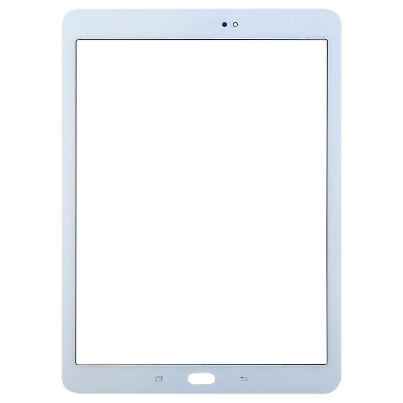For Galaxy Tab S2 9.7 / T810 / T813 / T815 / T820 / T825 Front Screen Outer Glass Lens (White)