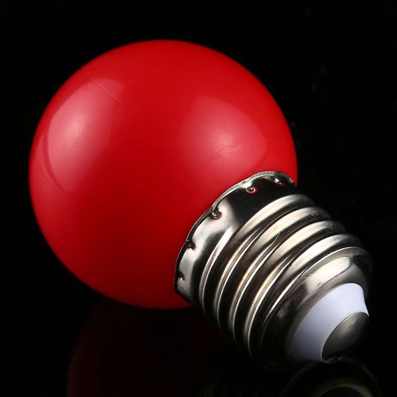 10 PCS 2W E27 2835 SMD Home Decoration LED Light Bulbs, DC 12V (Red Light)