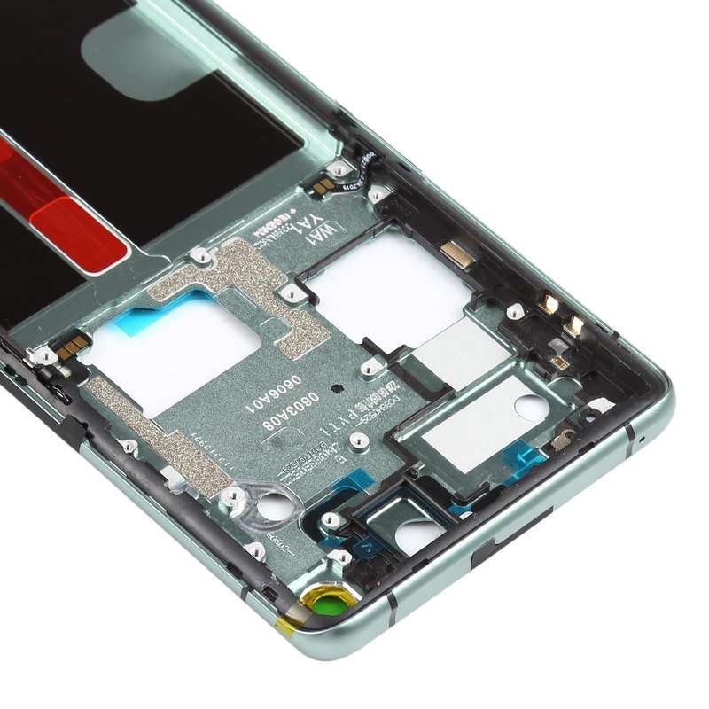 For OPPO Find X2 Pro CPH2025 PDEM30 Original Front Housing LCD Frame Bezel Plate (Green)