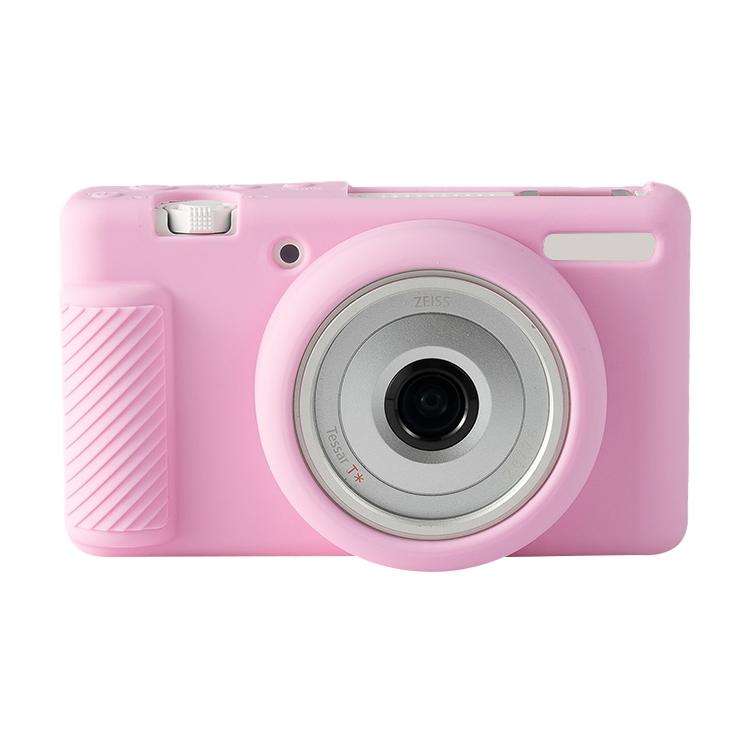 For Sony ZV-1F / ZV1 M2 Soft Silicone Protective Case(Pink)